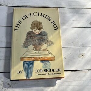 The Dulcimer Boy Tor Seidler 1st Ed HC 1979 Viking Illus David Hockney